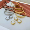 Elastic Bracelet Copper Goldplated Geometric Style Electroplated Hand Jewelry For Men And Women