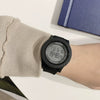 Electronic Watch Alloy Case Imitation Leather Strap Unicorn Style For Teenagers