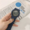 Electronic Watch Plastic Case Silicone Strap For Teenagers Simple Trend Luminous Multifunctional