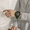 Electronic Watch Plastic Case Silicone Strap For Teenagers Simple Trend Luminous Multifunctional