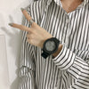 Electronic Watch Plastic Case Silicone Strap For Teenagers Simple Trend Luminous Multifunctional