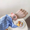 Electronic Watch Plastic Case Silicone Strap Square Style For Men And Women Students