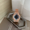 Electronic Watch Plastic Mirror Plastic Case Silicone Strap Round Dial Unicorn Style For General Gender