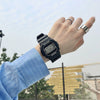 Electronic Watch Plastic Silicone Square For Men And Women Students Jelly Unicorn Macarons Style