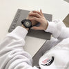 Electronic Watch Spaceman Style Plastic Case Silicone Strap Plastic Mirror Waterproof For Couples