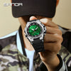 Electronic Watch Tpu Strap Abs Case Acrylic Mirror Round Dial Sports Student Style