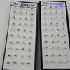 Electroplated 925 Silver Small Ball Wholesale Silver Small Ball Antiallergy Ear Studs 20 Pairs Boxed Painless Ear Piercing Round Ball