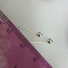 Electroplated 925 Silver Small Ball Wholesale Silver Small Ball Antiallergy Ear Studs 20 Pairs Boxed Painless Ear Piercing Round Ball