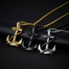 Electroplated Alloy Anchor Pendant Pearl Chain Sweater Necklace With Simple Geometric Design Unisex Fashion Accessory Wholesale