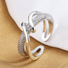 Electroplated Copper Ring In Light Luxury Cold Style With Geometric Design For Women