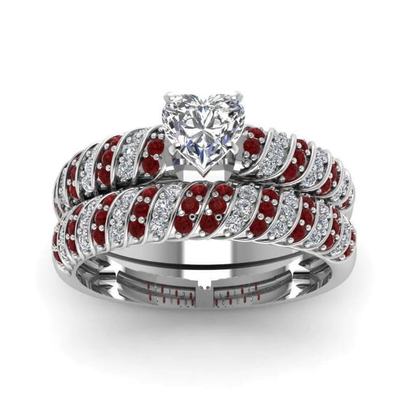 Electroplated Geometric Metal Couple Ring Set For Women And Unisex Fashion Jewelry Wholesale