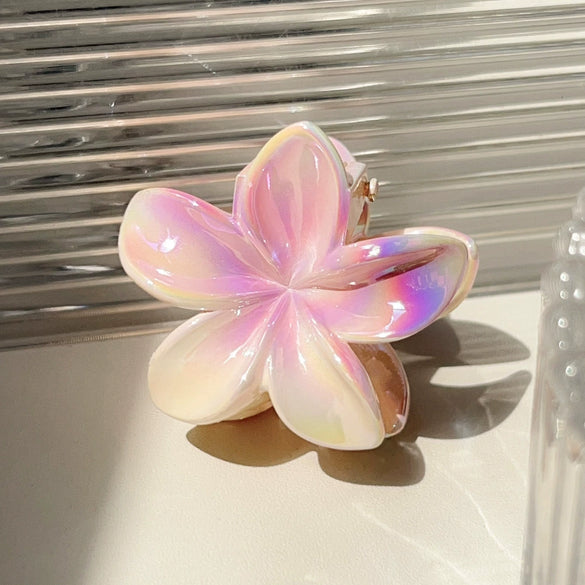 Electroplated Plumeria Flower Women's Hairpin Hair Accessories