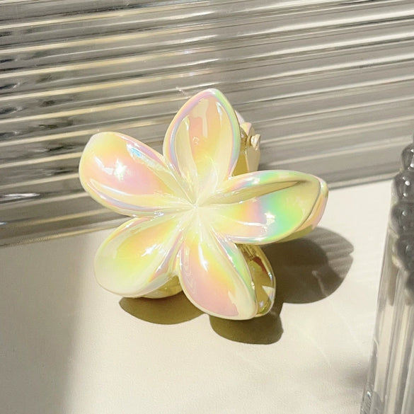 Electroplated Plumeria Flower Women's Hairpin Hair Accessories