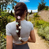 Electroplated Plumeria Flower Women's Hairpin Hair Accessories
