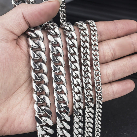 Electroplated Titanium Steel Link Bracelet With Geometric Animal And Zodiac Motifs Unisex Punk Fashion Jewelry