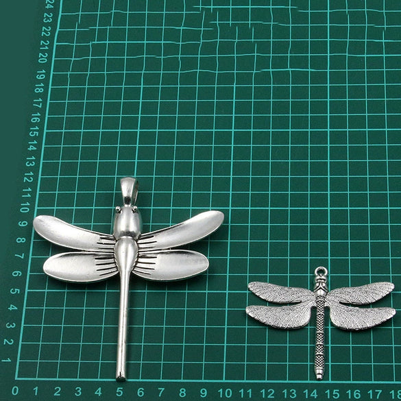 Electroplated Zinc Alloy Dragonfly Pendant Charm For Necklace And Bracelet Jewelry Accessories