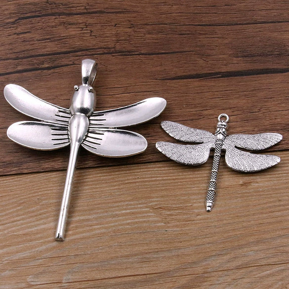 Electroplated Zinc Alloy Dragonfly Pendant Charm For Necklace And Bracelet Jewelry Accessories