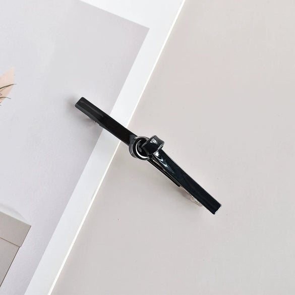 Elegant Acetate Women's Side Hair Clip Hairpin With Handcrafted Finish For Ponytails And Stylish Hairstyles