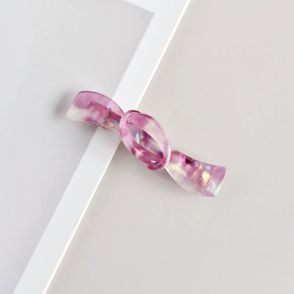 Elegant Acetate Women's Side Hair Clip Hairpin With Handcrafted Finish For Ponytails And Stylish Hairstyles