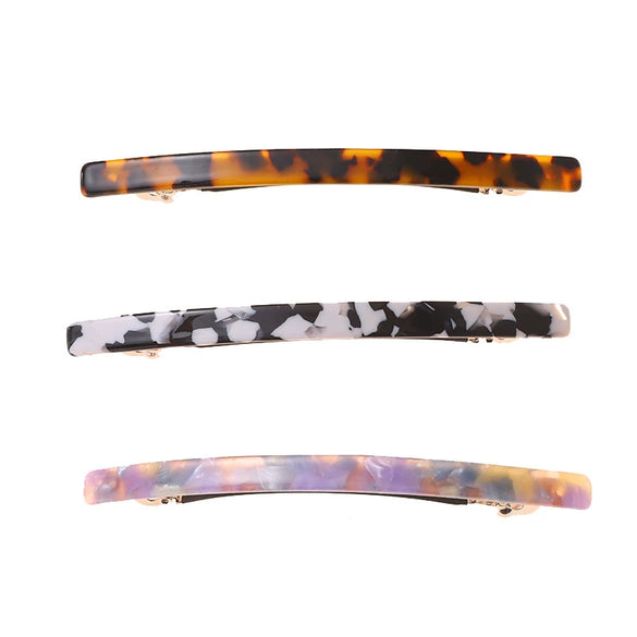 Elegant Acetate Women's Side Hair Clip Hairpin With Handcrafted Finish For Ponytails And Stylish Hairstyles
