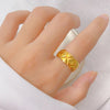 Elegant Basic Simple Style Lingge Titanium Steel Rings In Bulk