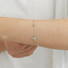 Elegant Bee Sterling Silver Plating Zircon Bracelets