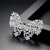 Elegant Butterfly Word Hair Clip For Women Copper Hair Accessory With Zircon Inlay Fashion Hair Jewelry