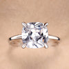Elegant Classic Style Geometric Copper Inlay Zircon Rings