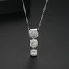 Elegant Copper Necklace With Zircon Inlay Simple Short Collarbone Chain For Women Refined Fashion Jewelry Gift