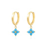 Elegant Daily Workplace Lucky Grass Clover Flower Geometric S925 Sterling Silver Earrings With Inlaid Zircon