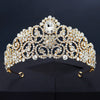 Elegant Diamond Embellished Alloy Crown Hair Accessory For Women Bridal Wedding Ceremony And Party Headpiece