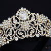 Elegant Diamond Embellished Alloy Crown Hair Accessory For Women Bridal Wedding Ceremony And Party Headpiece