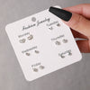 Elegant Fairy Women's Ear Studs And Combination Earrings Alloy Stainless Steel Heart Pattern Electroplating