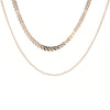 Elegant Fashion Fishbone Chain New Sequin Short Clavicle Necklace Chain Necklace