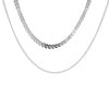 Elegant Fashion Fishbone Chain New Sequin Short Clavicle Necklace Chain Necklace