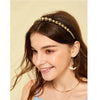 Elegant Fashion Pearl Headband For Women Alloy Electroplated Geometric Hair Accessory