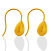 Elegant Fashion Water Drop 316L Stainless Steel Gold Plated Geometric Earrings For Women