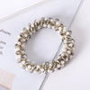 Elegant Geometric Imitation Pearl Rhinestone Hair Tie