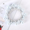 Elegant Geometric Imitation Pearl Rhinestone Hair Tie