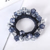 Elegant Geometric Imitation Pearl Rhinestone Hair Tie