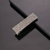Elegant Geometric Rhinestone Hairpin Side Clip For Women Full Rhinestone Diamond Bangs Barrette Hair Accessory