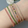 Elegant Geometric Zircon Alloy Wholesale Bracelets
