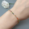 Elegant Geometric Zircon Alloy Wholesale Bracelets