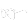 Elegant Gradient Color Pc Square Pearl Full Frame Women'S Sunglasses