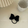 Elegant Handmade Cloth Scrunchie Hair Tie Geometric Simple Fashion Hair Rope For Women