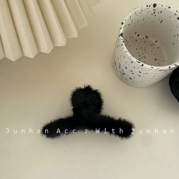 Elegant Handmade Cloth Scrunchie Hair Tie Geometric Simple Fashion Hair Rope For Women