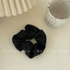 Elegant Handmade Cloth Scrunchie Hair Tie Geometric Simple Fashion Hair Rope For Women