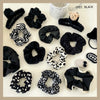 Elegant Handmade Cloth Scrunchie Hair Tie Geometric Simple Fashion Hair Rope For Women