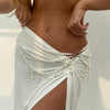 Elegant Imitation Pearl And Copper Chain Alloy Body Chain For Female
