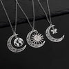 Elegant Lady Cross Moon Alloy Wholesale Pendant Necklace